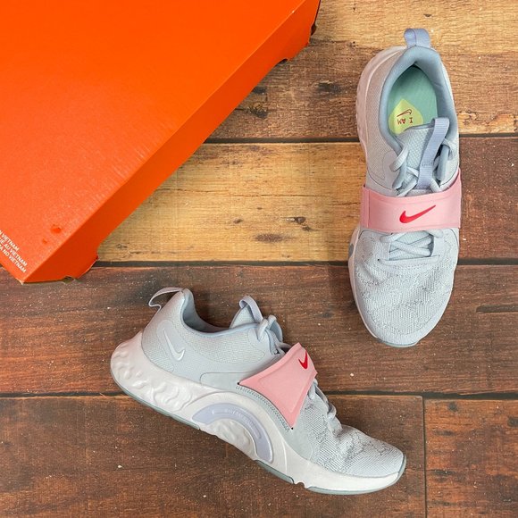 Nike Women's Renew In-Season TR 12 Gray Training Shoes - Picture 1 of 6